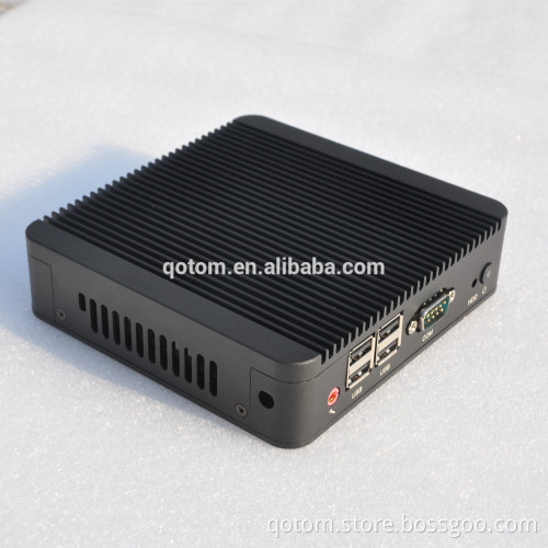QOTOM Win 8.1 Mini PC Core i3 / Celeron 1037u processor 2GB RAM 128GB SSD VGA mini pc 2 lan port